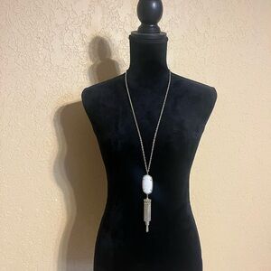 Kendra Scott Rayne Gold Tone Long Tassel Necklace